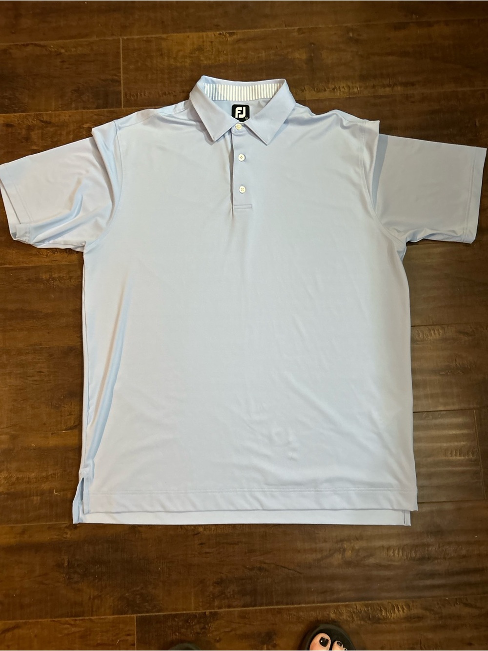 FootJoy Men’s Pale Blue Golf Polo Shirt XL EUC